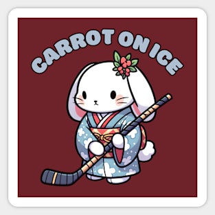 Ice hockey rabbit Sticker